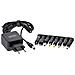 Alimentatore Universale, 5V / 15W, con 8 spine intercambiabili, Micro-USB, USB-C - Foto miniatura 1