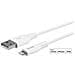 Estuff Lightning Cable Mfi 0,15m Whit Bianco - Foto miniatura 4