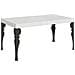 Tavolo Allungabile 90x160/420 Cm Paxon Telaio Antracite - Bianco Frassino - Foto miniatura 6