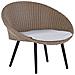 Set Bistro In Rattan Color Naturale Ortigia - Foto miniatura 3