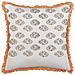 Set Di 2 Cuscini Sativus Cotone 45 X 45 Cm Arancione Trama Floreale - Foto miniatura 4