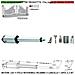 Attuatore Elettromeccanico Stelo Retrattile Reversibile Corsa 600 Mm 220 V Per Cancello Battente Anta Da 3,5 Metri Spi - Foto miniatura 1