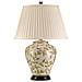 Lampada Da Scrivania Contemporanea Leaves Brown Gold Porcellana Oro 1 Luce E27 - Foto miniatura 2
