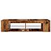 Mobile Porta TV con LED Legno Antico 135x39x30 cm Truciolato - Foto miniatura 5