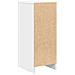 Credenza Bianca 29,5x34x76 cm in Legno Multistrato - Foto miniatura 8
