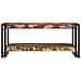 Tavolino Salotto Multicolore 90x50x38cm Legno Massello Recupero - Foto miniatura 2