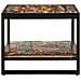 Tavolino Salotto Multicolore 90x50x38cm Legno Massello Recupero - Foto miniatura 9
