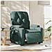 Poltrona Elettrica Reclinabile Verde Scuro in Tessuto - Foto miniatura 2