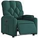Poltrona Elettrica Reclinabile Verde Scuro in Tessuto - Foto miniatura 3