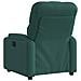 Poltrona Elettrica Reclinabile Verde Scuro in Tessuto - Foto miniatura 5