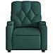 Poltrona Elettrica Reclinabile Verde Scuro in Tessuto - Foto miniatura 9