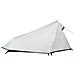 Tenda Campeggio a Tunnel 1 Persona Bianca Tessuto Impermeabile - Foto miniatura 8