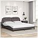 Letto con Materasso Grigio 180x200 cm in Similpelle - Foto miniatura 3