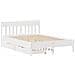 Letto senza Materasso Bianco 140x200 cm Legno Massello di Pino - Foto miniatura 3