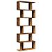 Libreria Divisorio 6Ripiani Legno Antico 70x24x193cm Truciolato - Foto miniatura 1