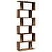 Libreria Divisorio 6Ripiani Legno Antico 70x24x193cm Truciolato - Foto miniatura 7