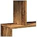 Libreria Divisorio 6Ripiani Legno Antico 70x24x193cm Truciolato - Foto miniatura 9