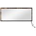 Specchio da bagno LED Rovere affumicato 90x8,5x37 cm Legno ingegnerizzato - Foto miniatura 4