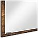 Specchio da bagno LED Rovere affumicato 90x8,5x37 cm Legno ingegnerizzato - Foto miniatura 7