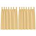 Tende con tende 2 pcs Beige Poliestere - Foto miniatura 1