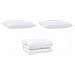 Duvet Invernale 3 pcs Bianco 260 x 220 cm Microfibra - Foto miniatura 1
