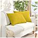 Cuscini da Divano 2 pcs Giallo 70 x 50 cm Tessuto in Cords - Foto miniatura 2