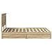Letto con Contenitore con testiera Rovere Sonoma 160 x 200 cm - Foto miniatura 9