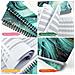 A5 Fitness Planner - Design Astratto, Diario Di Allenamento A Spirale E Tracker Fitness Quotidiano - Foto miniatura 3