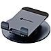 Supporto Da Scrivania Universale Pieghevole Fold Stand 3 In Alluminio Base Rotonda Rotante, Grigio - Foto miniatura 2
