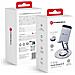 Supporto Da Scrivania Universale Pieghevole Fold Stand 3 In Alluminio Base Rotonda Rotante, Grigio - Foto miniatura 5