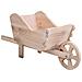 Carrello Portafiori In Legno Marrone 42x15,7x20h - Foto miniatura 1