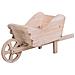 Carrello Portafiori In Legno Marrone 42x15,7x20h - Foto miniatura 4