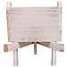 Carrello Portafiori In Legno Marrone 42x15,7x20h - Foto miniatura 6