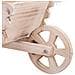 Carrello Portafiori In Legno Marrone 42x15,7x20h - Foto miniatura 7
