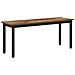 panchina Legno vecchio 110 x 35 x 45 cm Legno multistrato - Foto miniatura 1