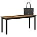 panchina Legno vecchio 110 x 35 x 45 cm Legno multistrato - Foto miniatura 3