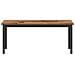 panchina Legno vecchio 110 x 35 x 45 cm Legno multistrato - Foto miniatura 5