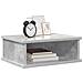 Comodino 2 pcs Grigio cemento 40 x 31 x 15 cm Legno multistrato - Foto miniatura 3