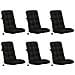 Cuscini per Sedia Alta in 6 Pezzi VIANEN 6 pcs 100% Poliestere - Foto miniatura 1
