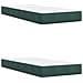 Letto con contenitore LED e materasso Verde Scuro 200 x 200 cm - Foto miniatura 7
