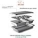 68461 - Set di 5 stampi da forno, stampo per muffin, stampo quadrato - Foto miniatura 3