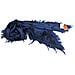 Sciarpa Uomo Loggata Jacquard Obliqua 3625 Navy - Foto miniatura 1
