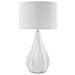 Lampada Da Tavolo Moderna In Colore Bianco Santee - Foto miniatura 1