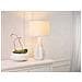 Lampada Da Tavolo Moderna In Colore Bianco Santee - Foto miniatura 2
