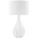 Lampada Da Tavolo Moderna In Colore Bianco Santee - Foto miniatura 29