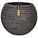 Vaso a Sfera Nature Rib 40x32 cm Antracite KOFZ270 - Foto miniatura 1