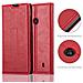 Custodia Compatibile Con Nokia Lumia 520 In Rosso Mela - Coperchio Protettiva Con Chiusura Magnetica, Funzione Stand E Tasca Per Le Carte - Foto miniatura 9