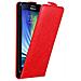 Custodia Compatibile Con Samsung Galaxy A8 2015 In Rosso Mela - Coperchio Protettivo In Design Flip Con Chiusura Magnetica - Foto miniatura 1