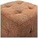 Pouf 2 pz Marrone 30x30x30 cm in Similpelle Scamosciata - Foto miniatura 3