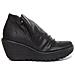 Yip Wedge Sole Stivaletti In Nero Per Le Donne - Foto miniatura 2